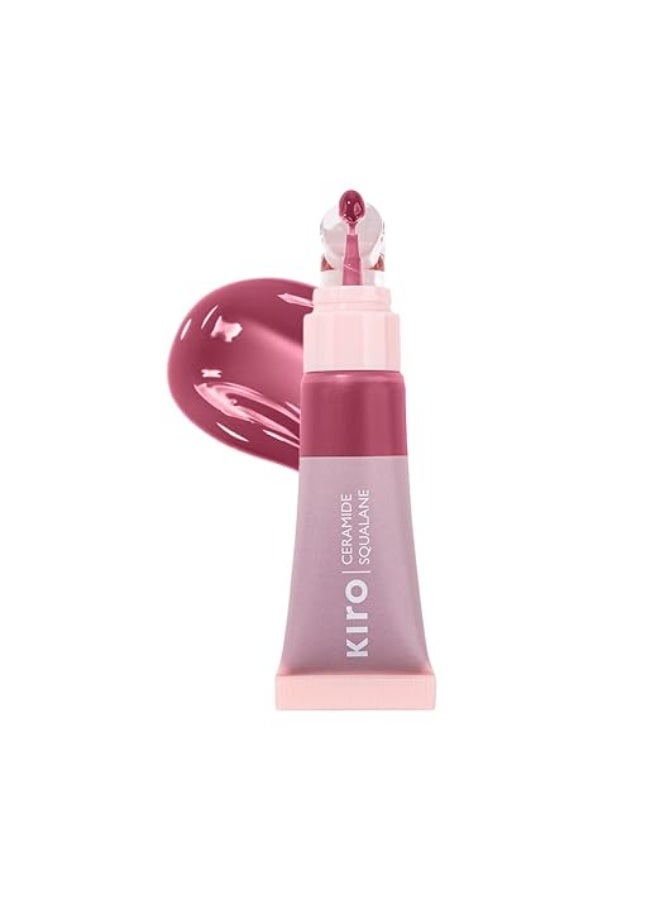 كيرو ملمع شفاه كيرو سيراميد دريب الملون - موس التوت البري، 2 غرام | بلسم مرطب لامع مع سيراميدات وسكوالين | لمسة نهائية لامعة، عناية مغذية ونباتية للشفاه - Image 1